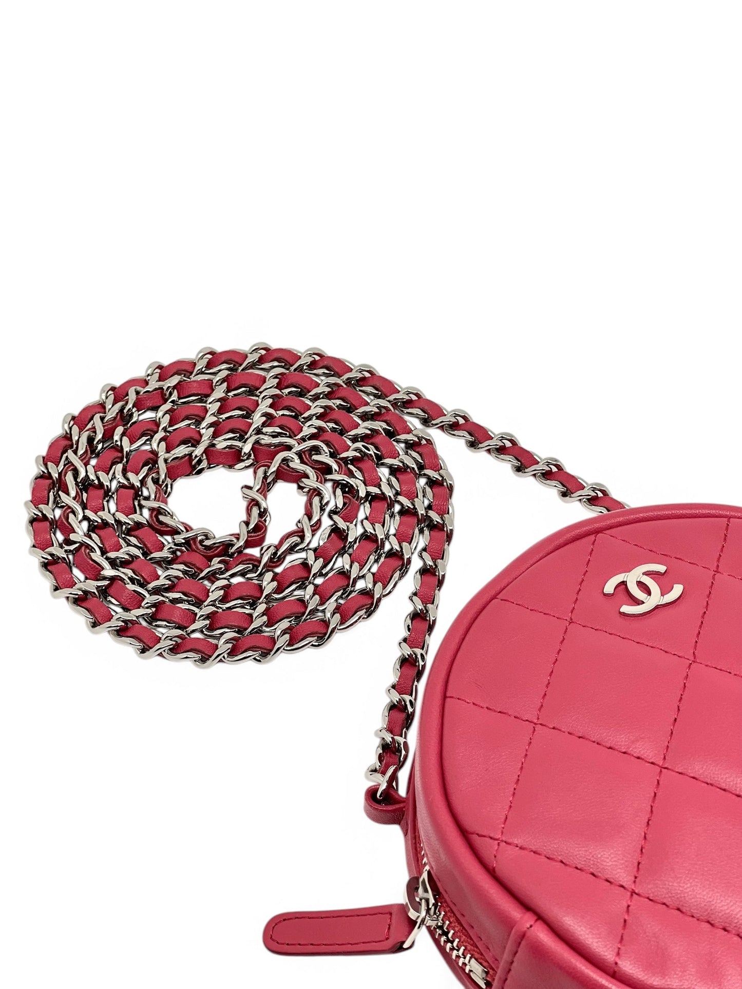 Chanel - Sac Round on chain rose