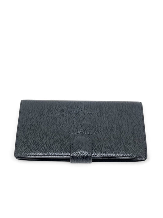 Chanel - Portefeuille cuir caviar