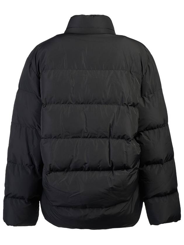 Luxury Balenciaga  Sporty B Logo Point Down Padding Black