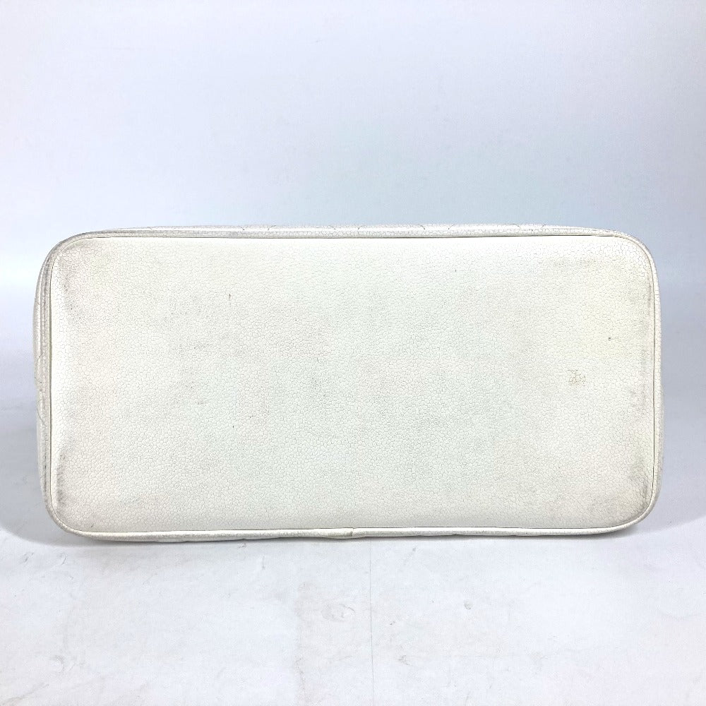 CHANEL Tote Bag A01804 Caviar skin white quilting matelasse CC COCO Mark Replica Tote