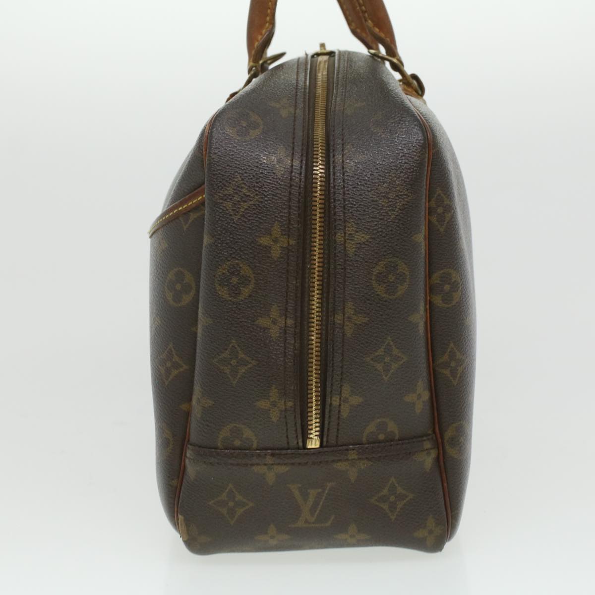 LOUIS VUITTON Monogram Deauville Hand Bag M47270 LV Auth 35807