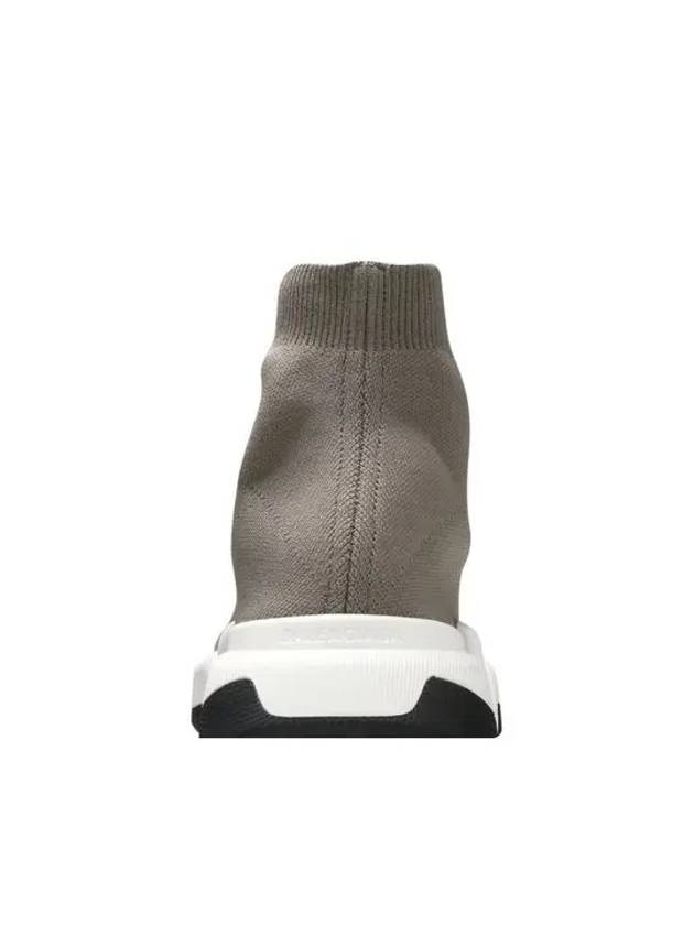 Luxury Balenciaga  Speed 2.0 High Top Sneakers Dark Beige