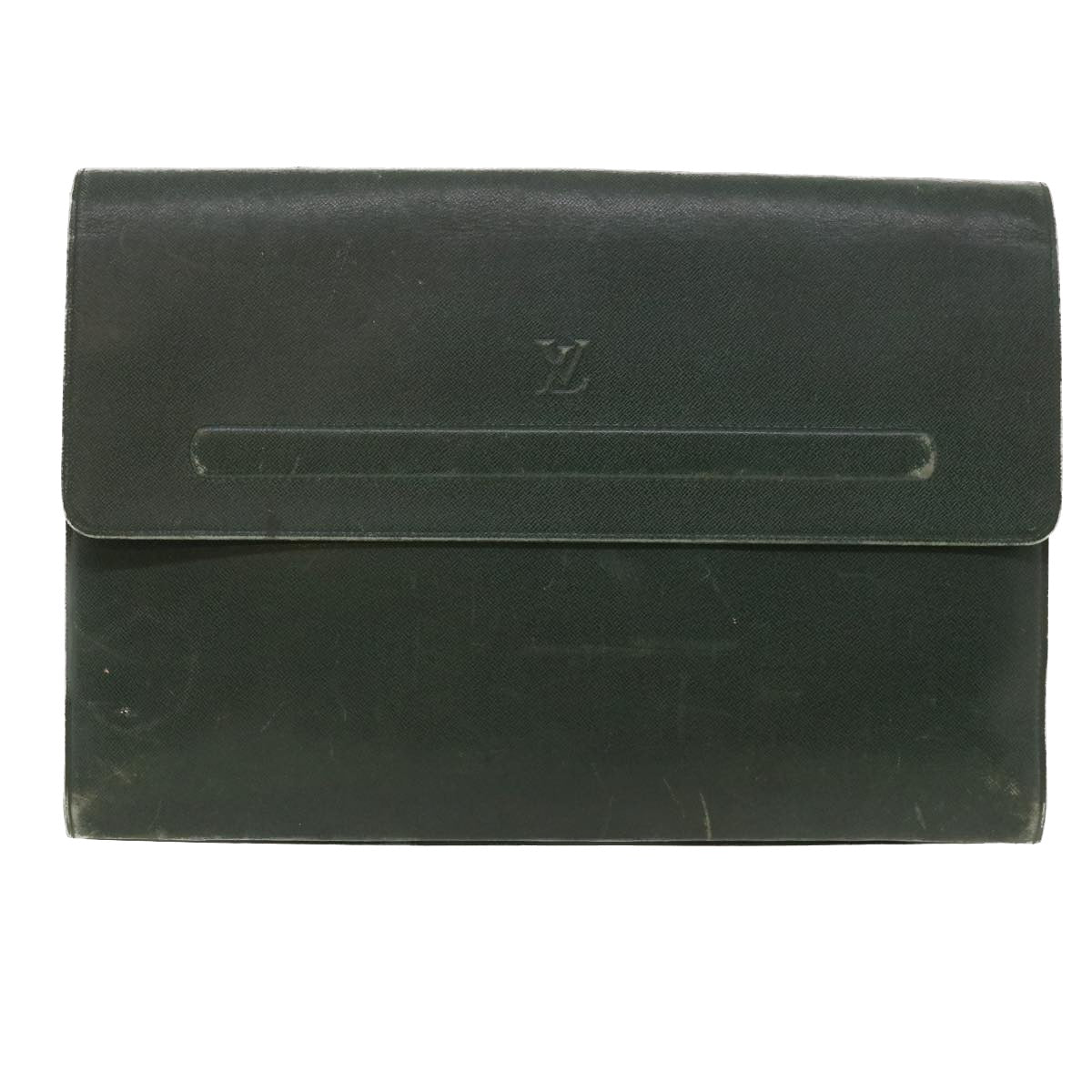 LOUIS VUITTON Taiga Clutch Bag Epicea LV Auth 35910
