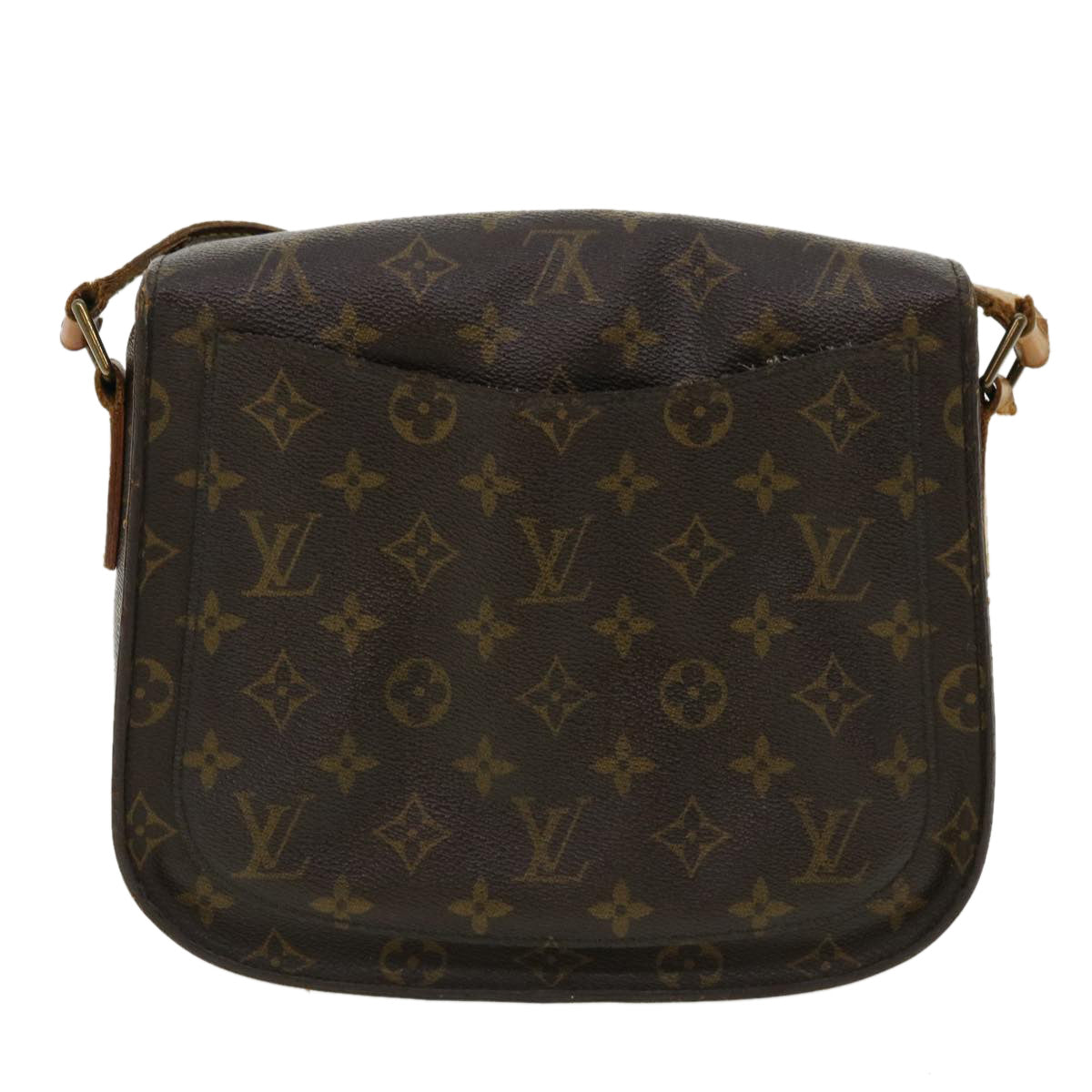 LOUIS VUITTON Monogram Saint Cloud GM Shoulder Bag M51242 LV Auth 35949