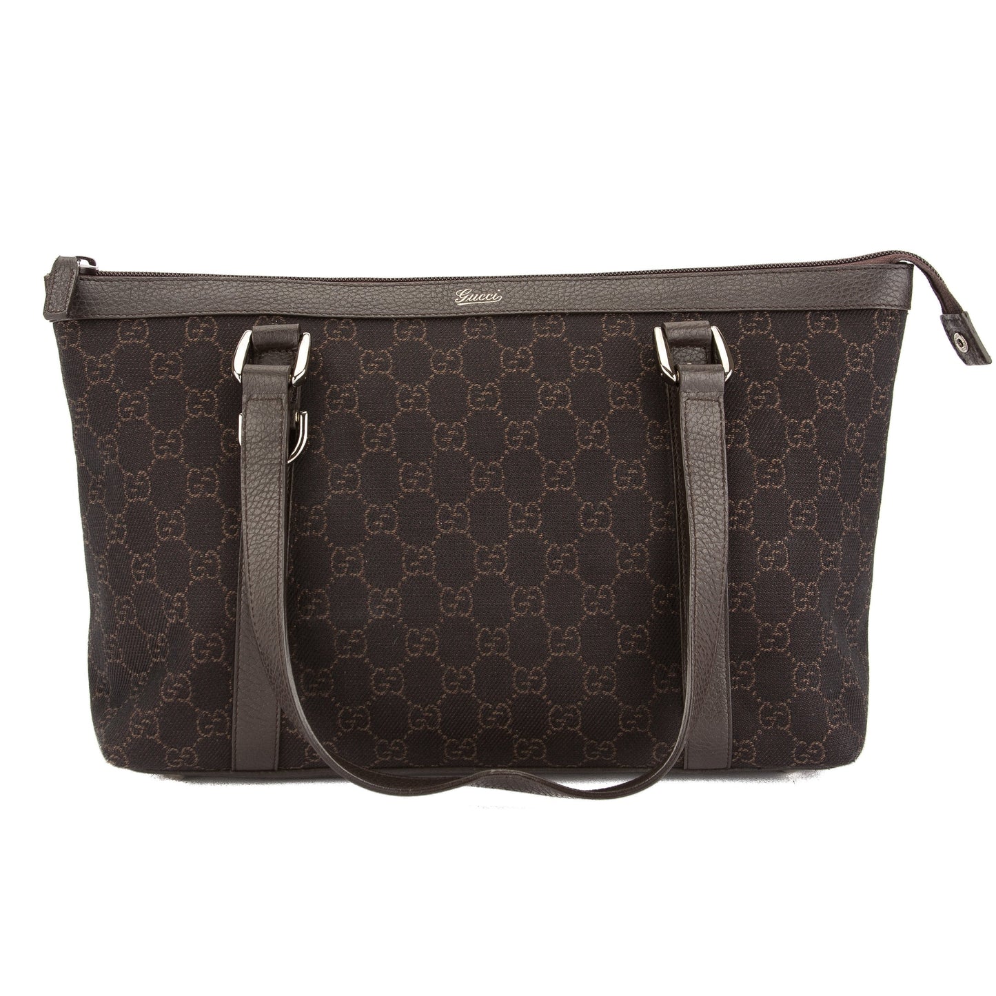 G*G Black GG Supreme Canvas Abbey Tote (Pre Owned)