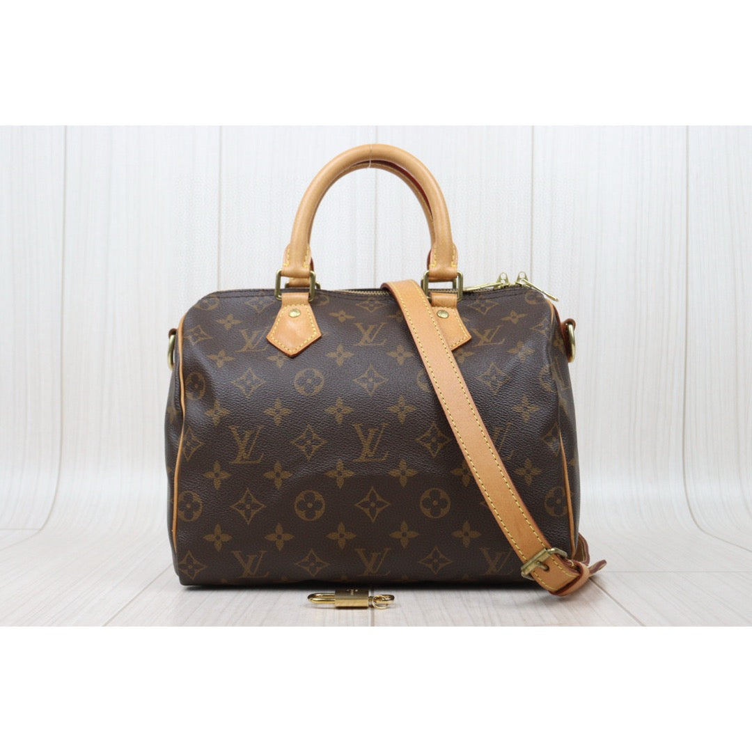 Good ( Rank AB) ｜ LV Monogram Speedy 25 Hand Bag With Shoulder Strap｜S25033007