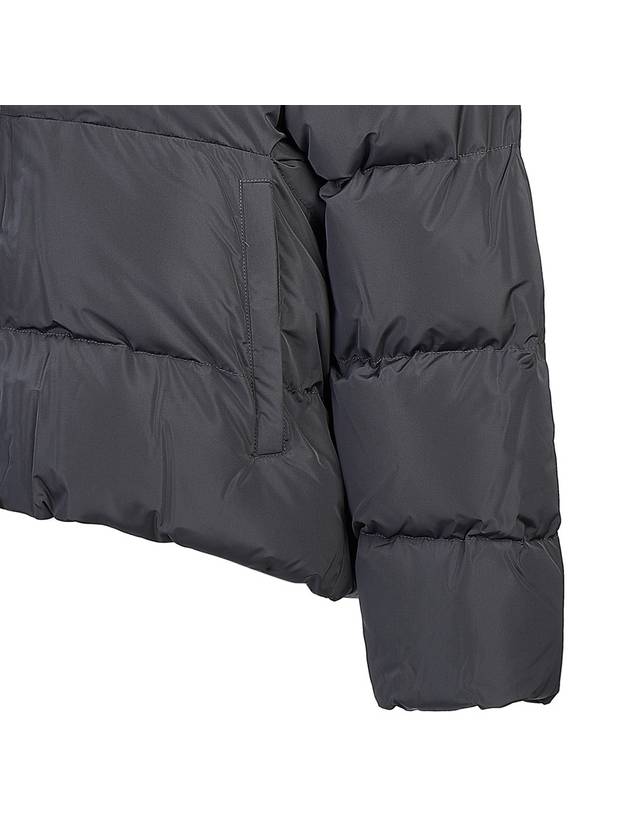 Luxury Balenciaga  Sporty B Logo Point Down Padding Grey