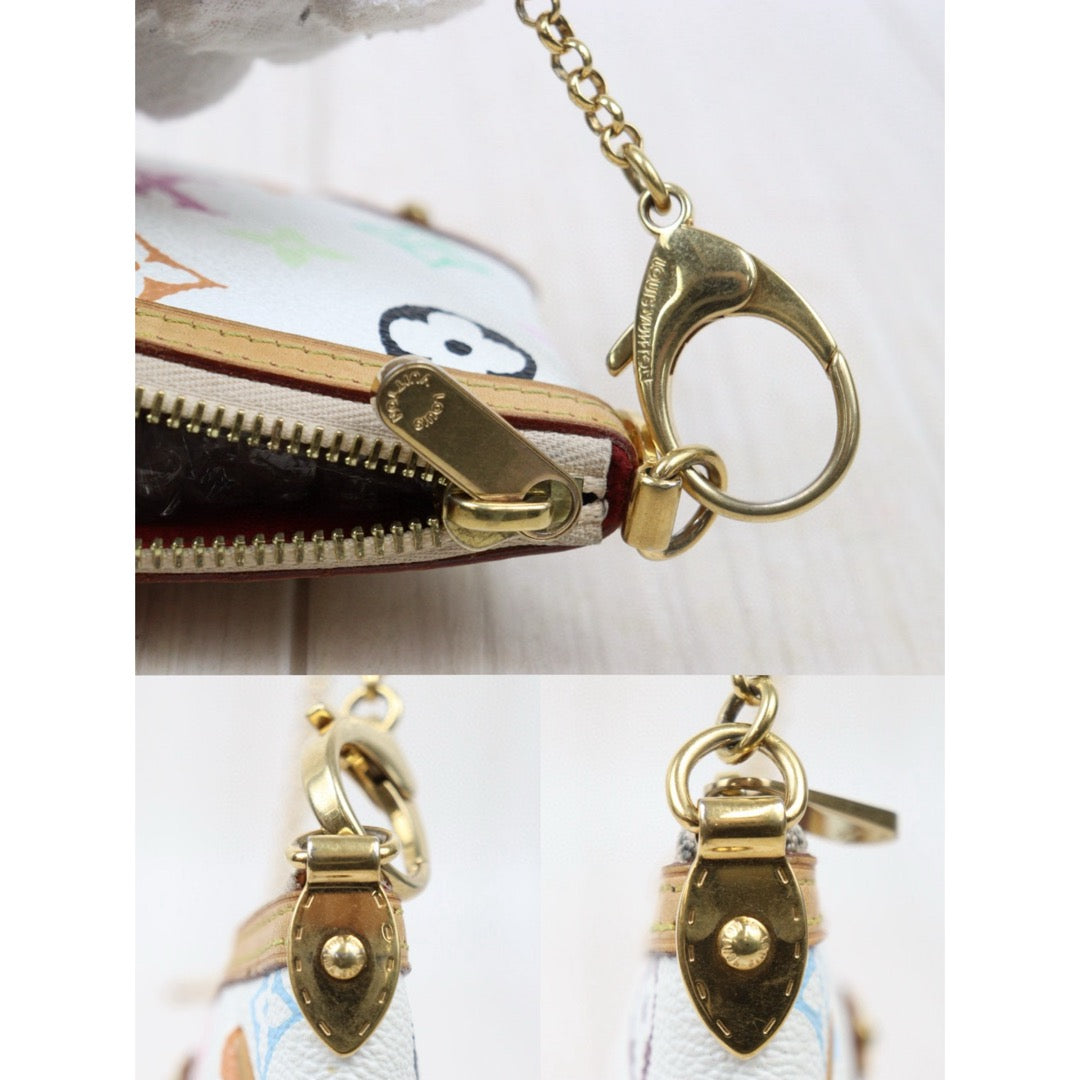 Good ( Rank AB)｜ LV Takashi Murakam Multi Monogram Pochette Mira MM Accessory Pouch｜S25021403