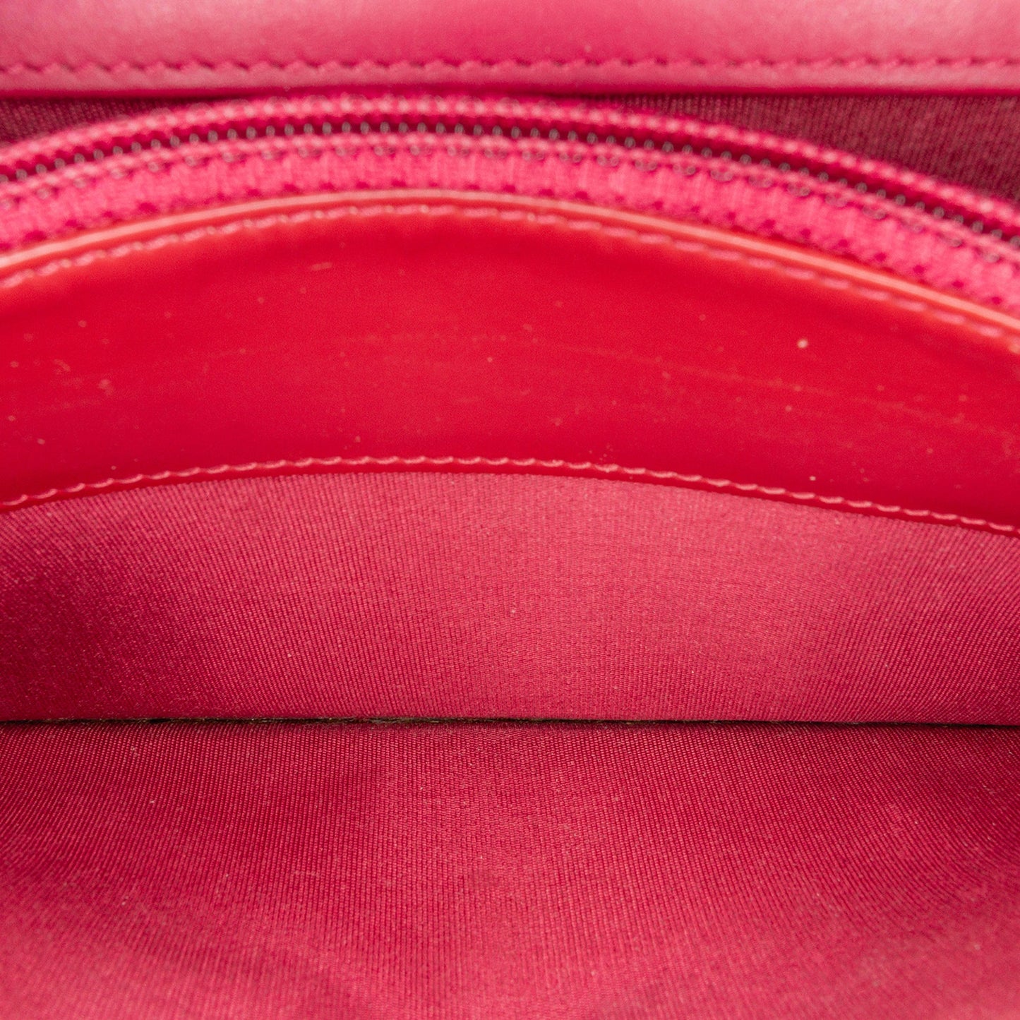 Red Chanel Patent Brilliant Wallet On Chain Crossbody Bag