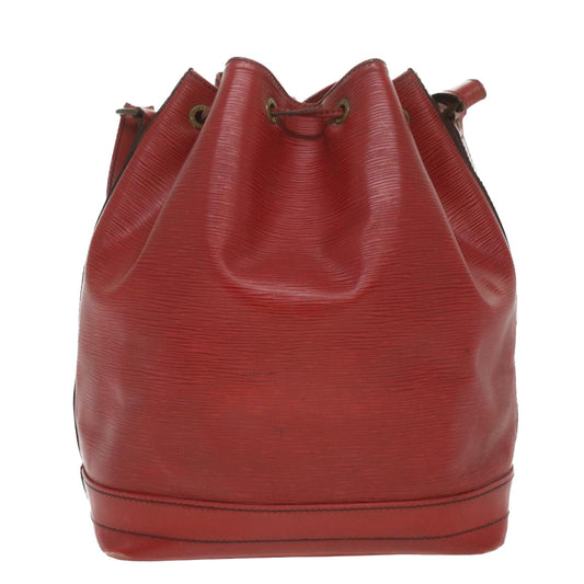 LOUIS VUITTON Epi Noe Shoulder Bag Red M44007 LV Auth 36004