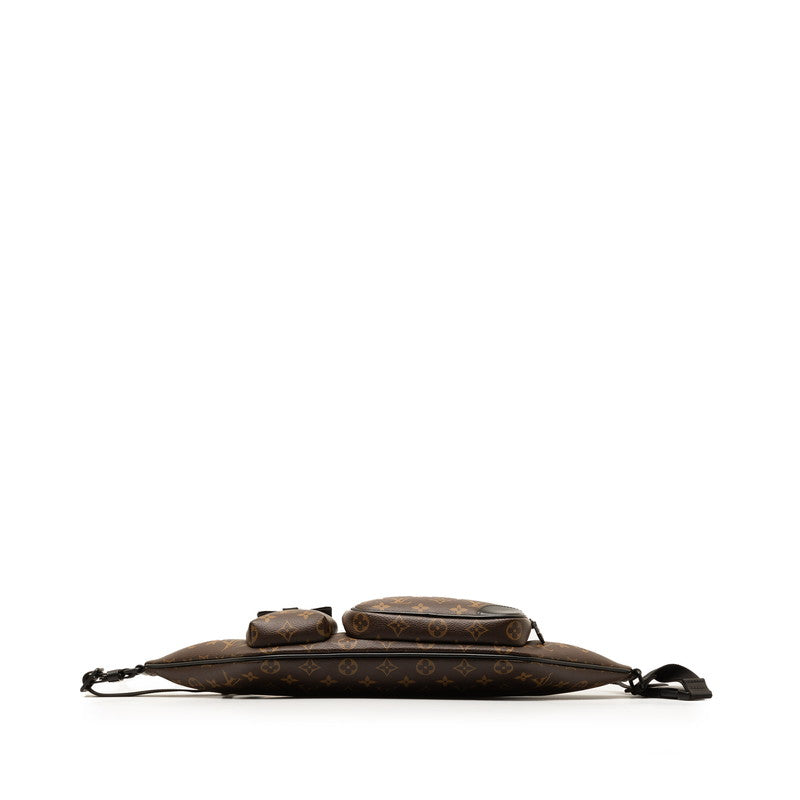 Louis Vuitton Monogram MacArthur Christopher Bumper Bag Body Bag M45337 Brown Black PVC Leather Men LOUIS VUITTON