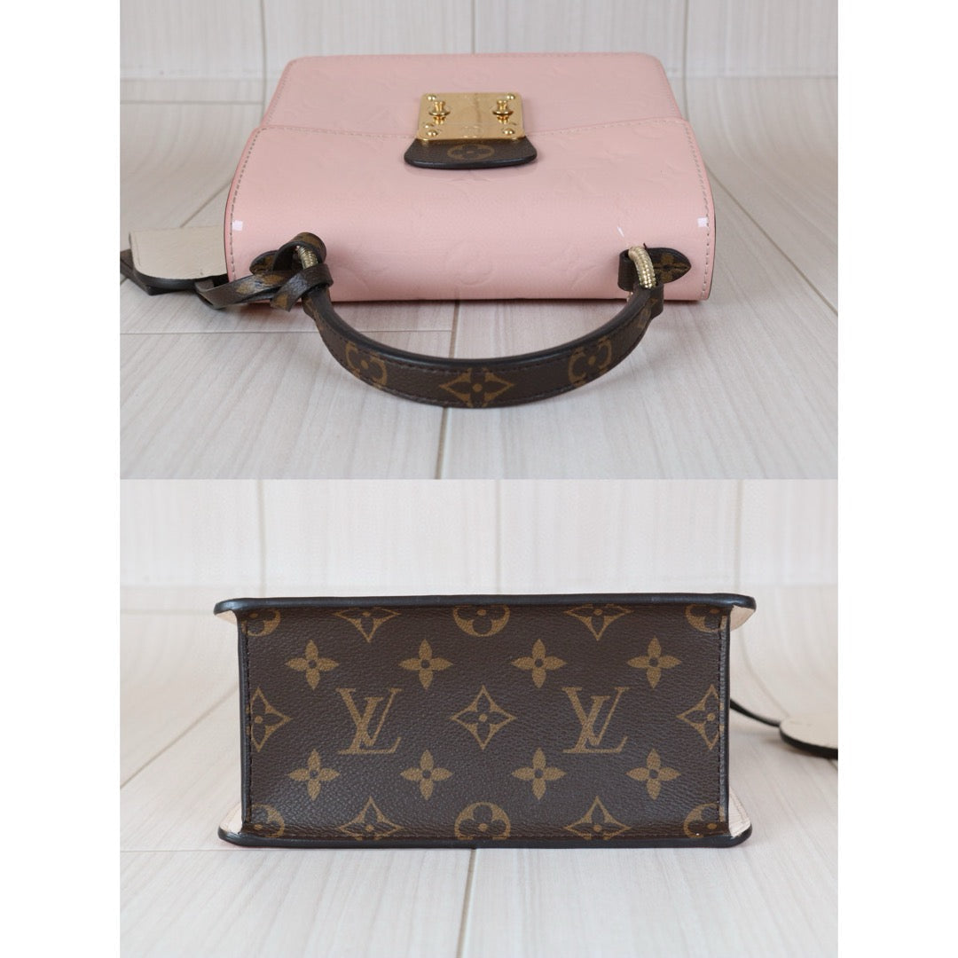 Very Good ( Rank A)｜LV Monogram Street Spring HandBag With ShoulderBag Pink｜S24082203