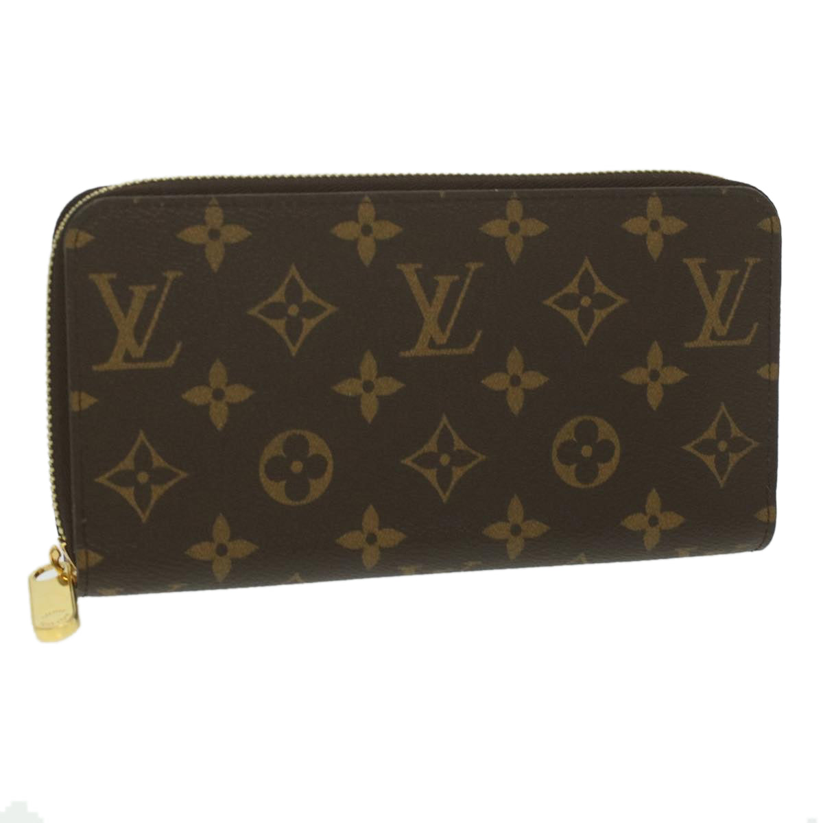 LOUIS VUITTON Monogram Zippy Wallet Long Wallet Rose Valerine M41894 Auth 36358A