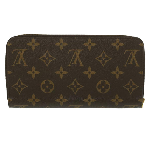 LOUIS VUITTON Monogram Zippy Wallet Long Wallet Rose Valerine M41894 Auth 36358A