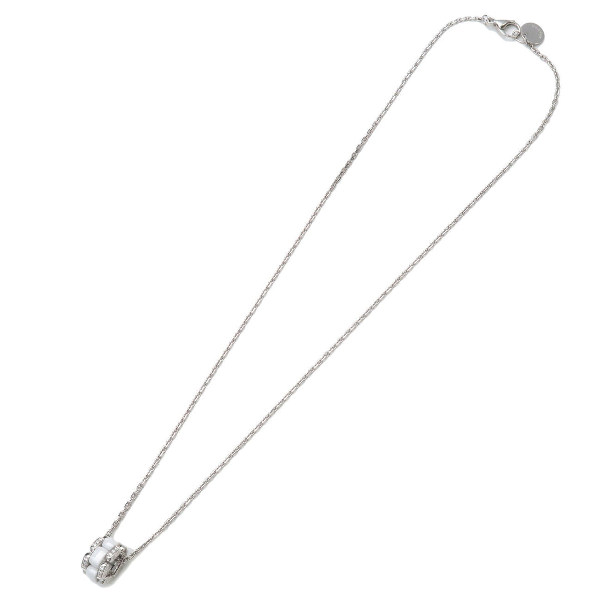 Chanel Ultra Collection Diamond Necklace KWG White Ceramic