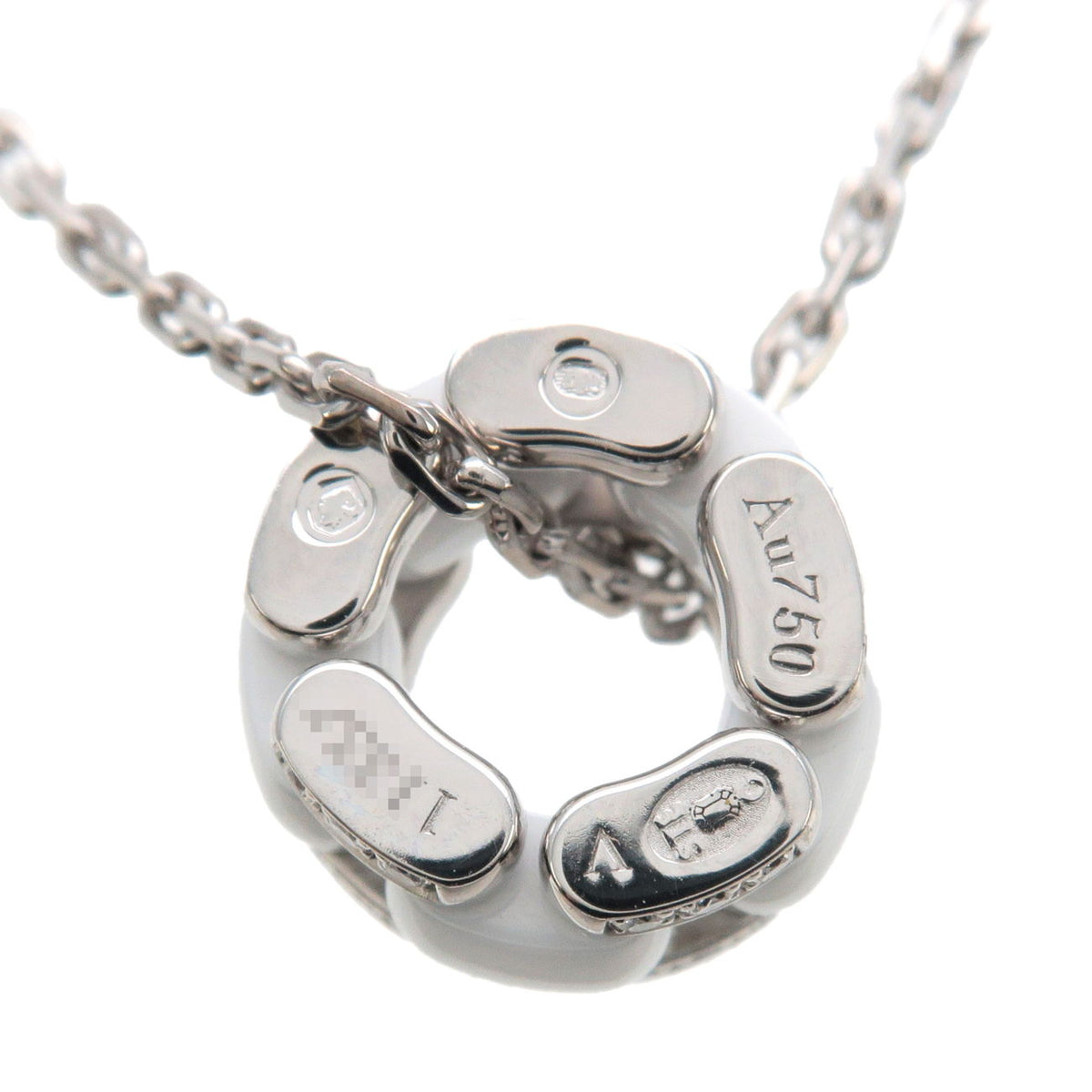 Chanel Ultra Collection Diamond Necklace KWG White Ceramic