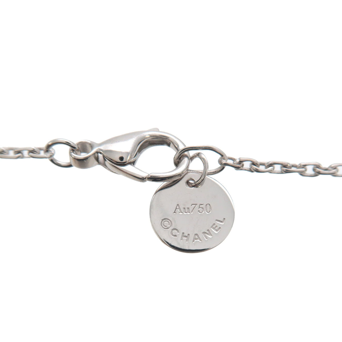 Chanel Ultra Collection Diamond Necklace KWG White Ceramic