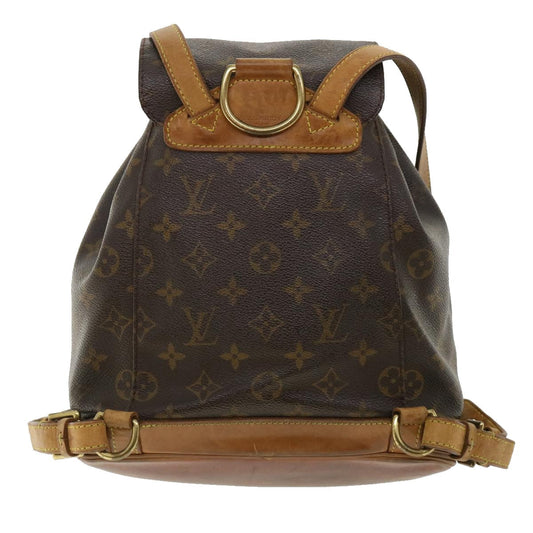 LOUIS VUITTON Monogram Montsouris MM Backpack M51136 LV Auth 36610