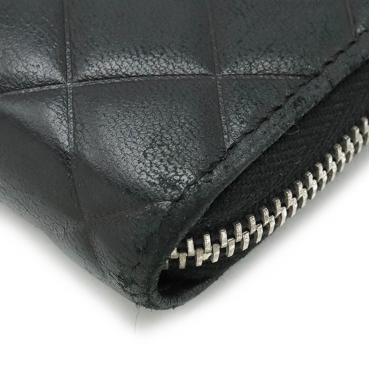 Chanel Black Lambskin Wallet Purse