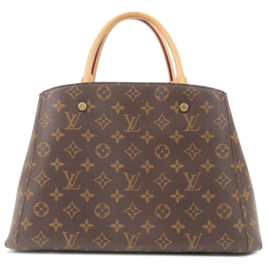 Louis Vuitton Monogram Montaigne MM 2Way Hand Bag M41056
