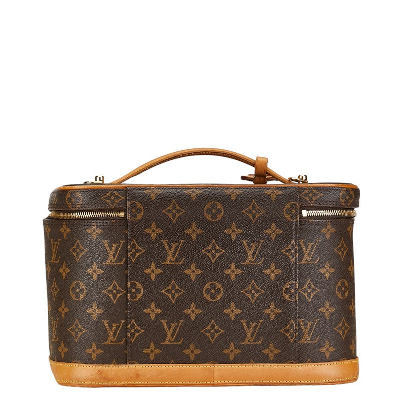 Louis Vuitton Monogram Nice Handbag Shoulder Bag 2WAY M47280 Brown PVC Leather  Louis Vuitton
