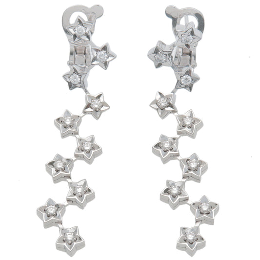 Chanel Comet Px Diamond Earrings KWG WG White Gold