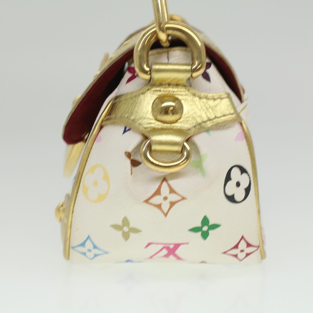 LOUIS VUITTON Monogram Multicolor Marilyn Shoulder Bag White M40206 Auth 36840
