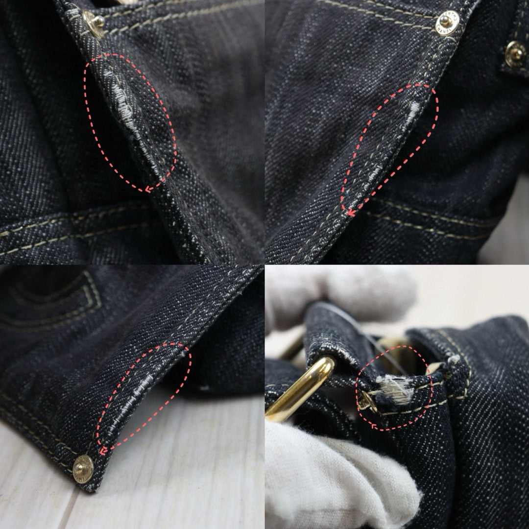 Good ( Rank AB)｜ CHANEL  Denim Blue Shoulder Bag Made in 2005-2006 Year｜P25012208