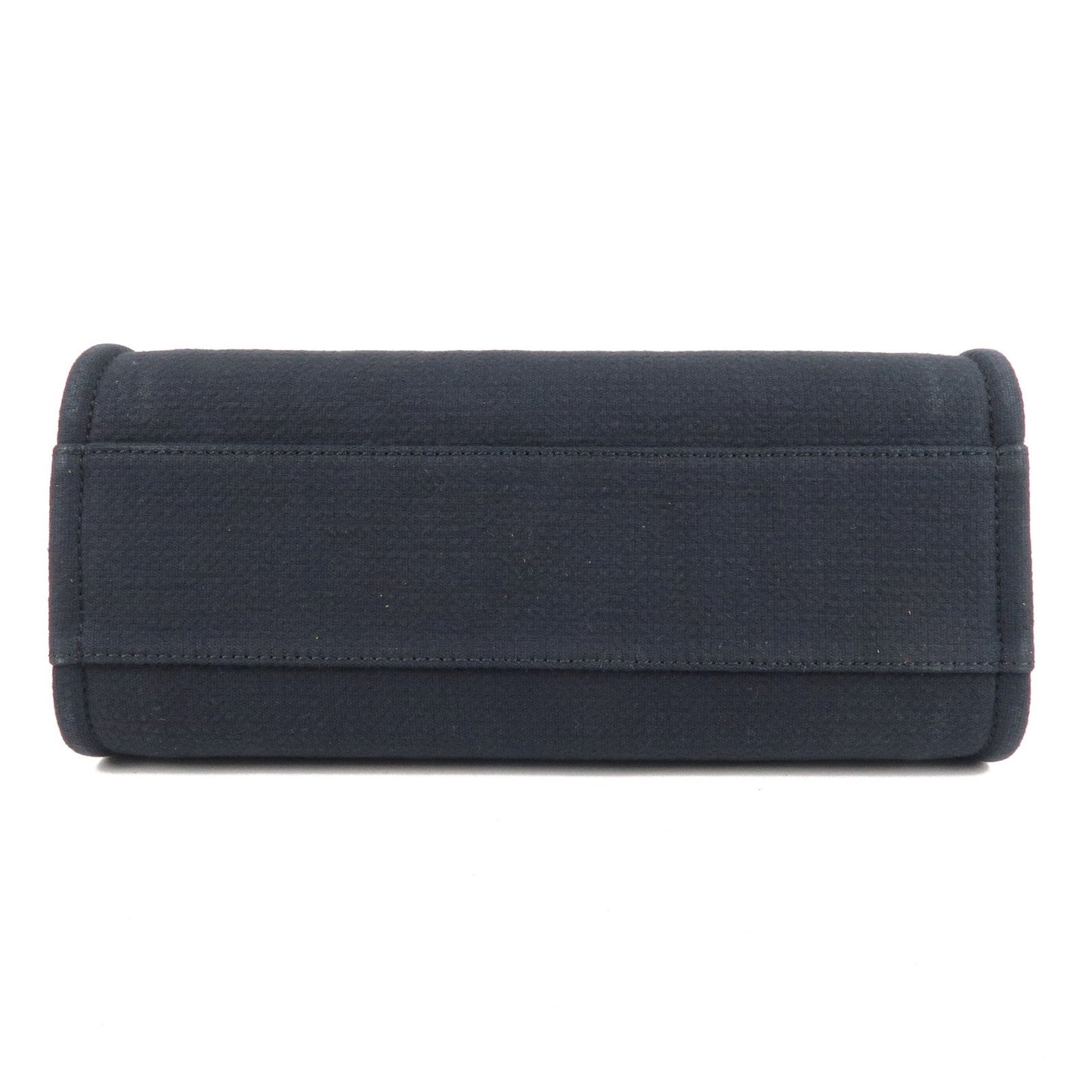 Chanel Deauville Canvas Leather Chain Tote Bag Black A67001