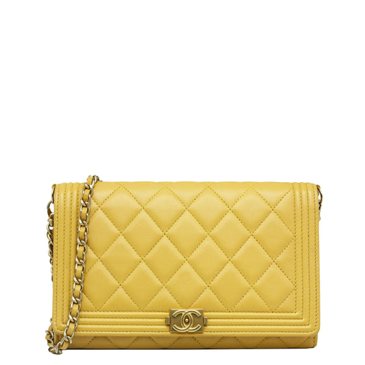 Chanel Boy Wallet On Chain