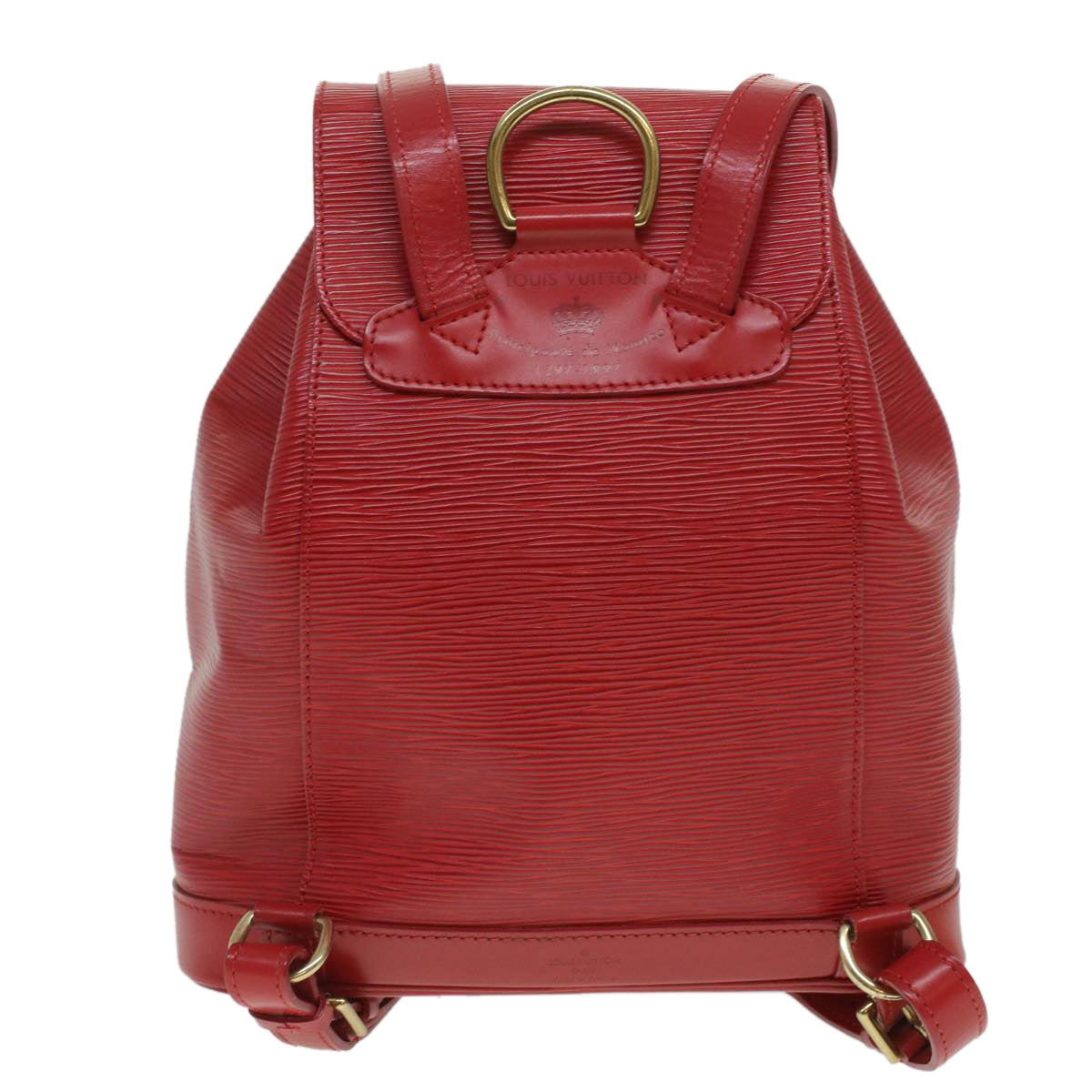 LOUIS VUITTON Epi Montsouris MM Backpack Monaco 700th Red LV  36931