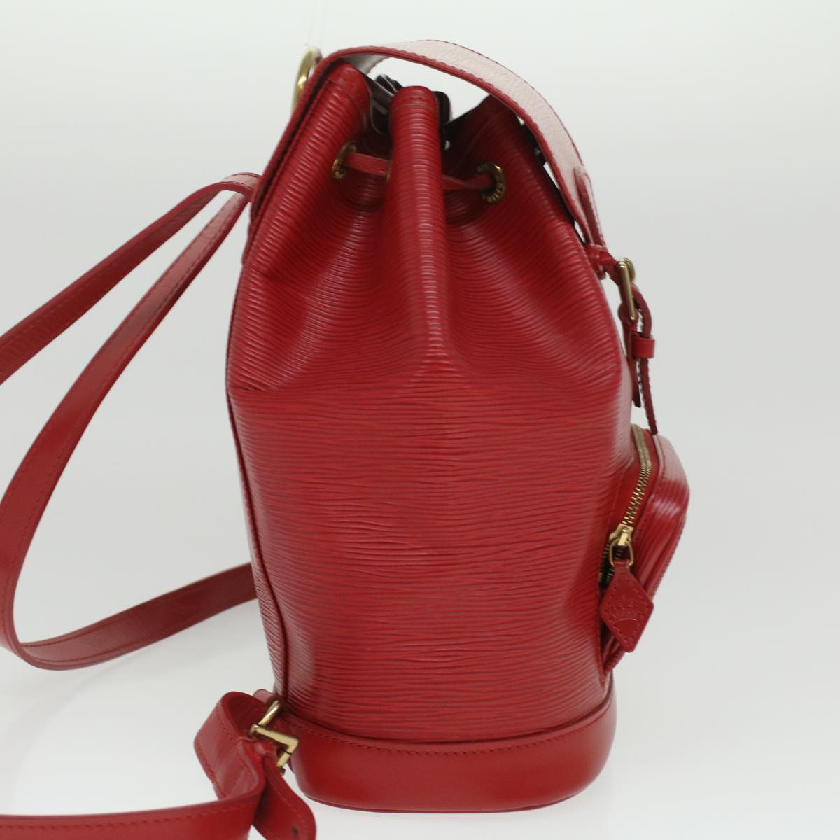 LOUIS VUITTON Epi Montsouris MM Backpack Monaco 700th Red LV  36931