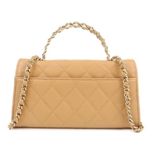 Chanel Matelasse Caviar Skin Flap Phone Case Shoulder Bag AP