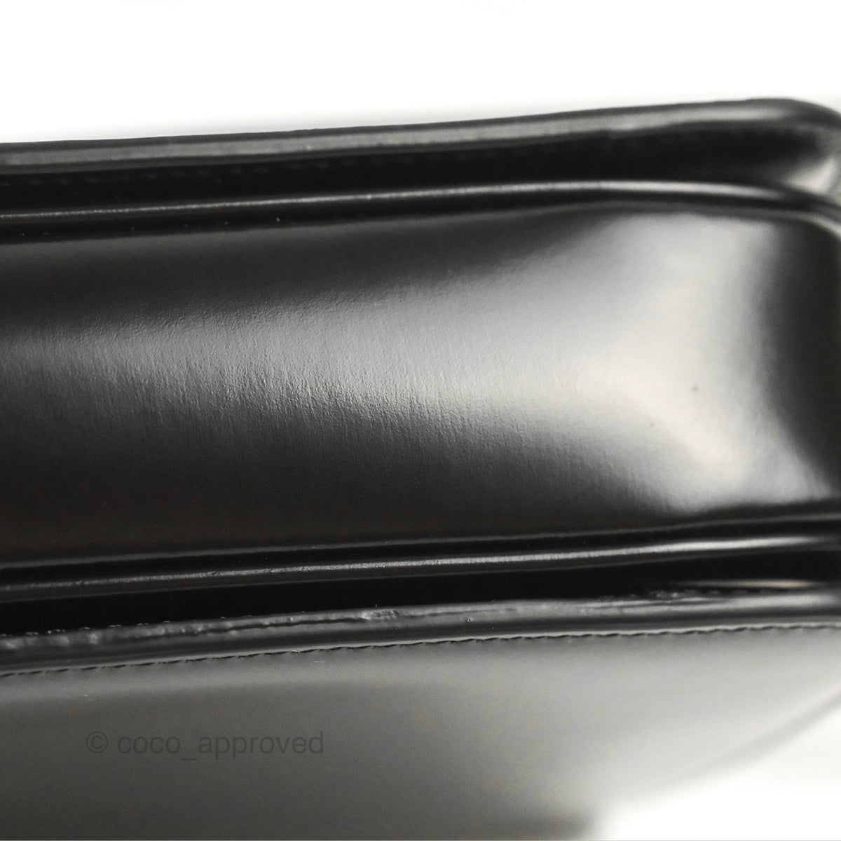 Celine Medium Triomphe Black Shiny Calfskin