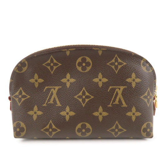Louis Vuitton Monogram Pochette Cosmetic Pouch Brown M47515