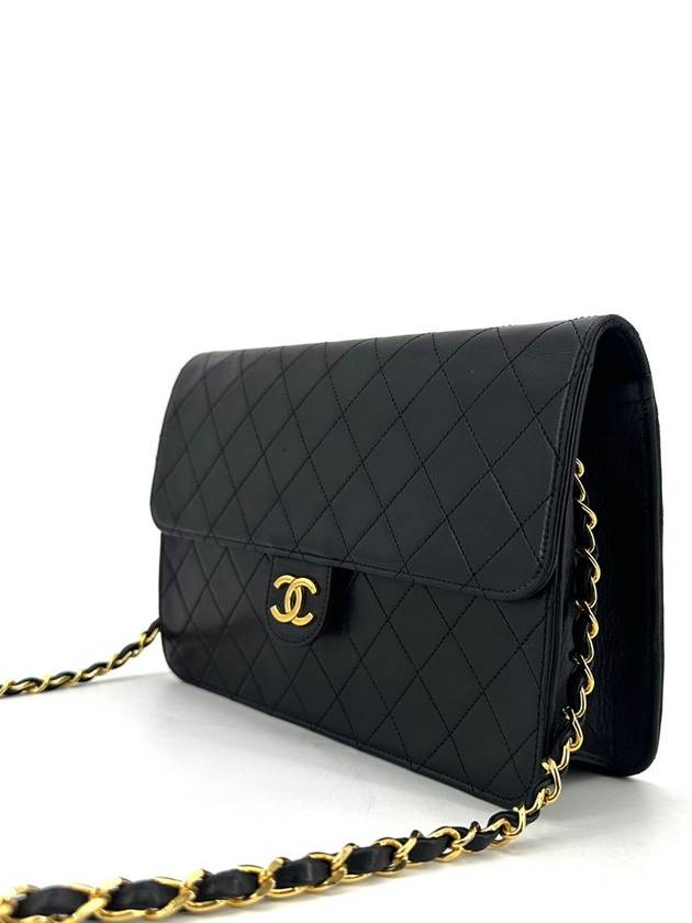 Matrace Lambskin Flap Shoulder Bag Chanel