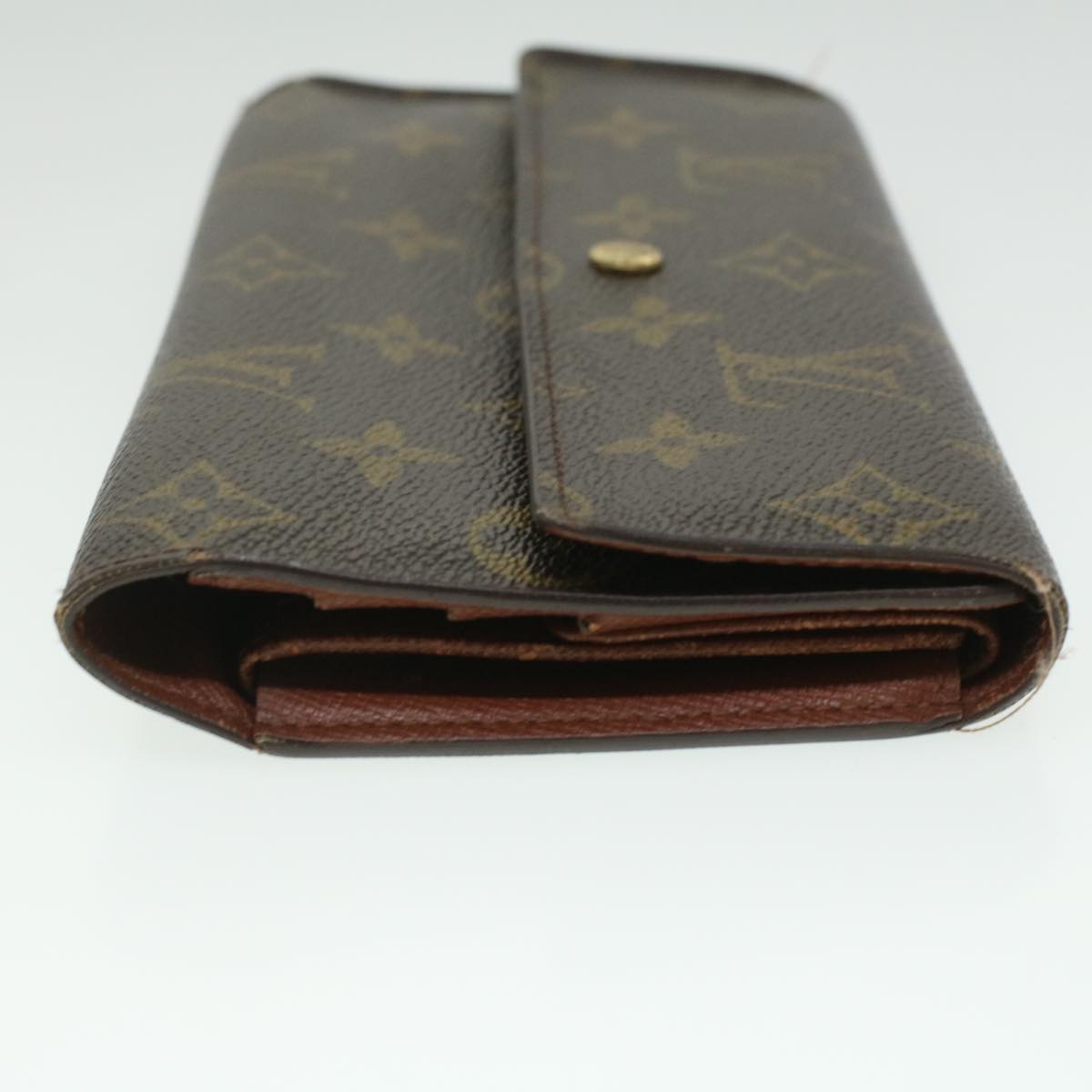 LOUIS VUITTON Monogram Portefeuille International Long Wallet M61217 Auth 37054