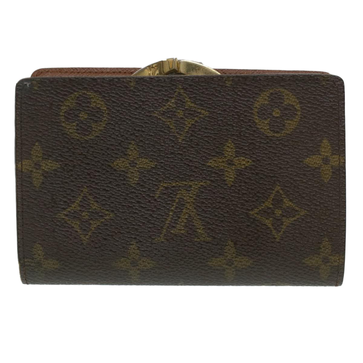 LOUIS VUITTON Monogram Porte MonnaieBillets Viennois Wallet M61663 Auth 37067