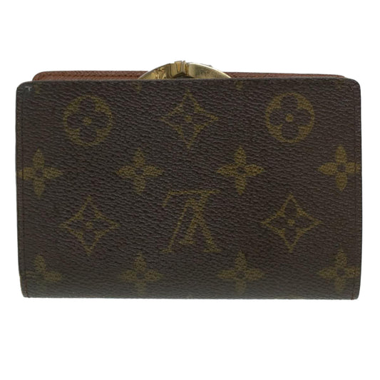 LOUIS VUITTON Monogram Porte MonnaieBillets Viennois Wallet M61663 Auth 37067