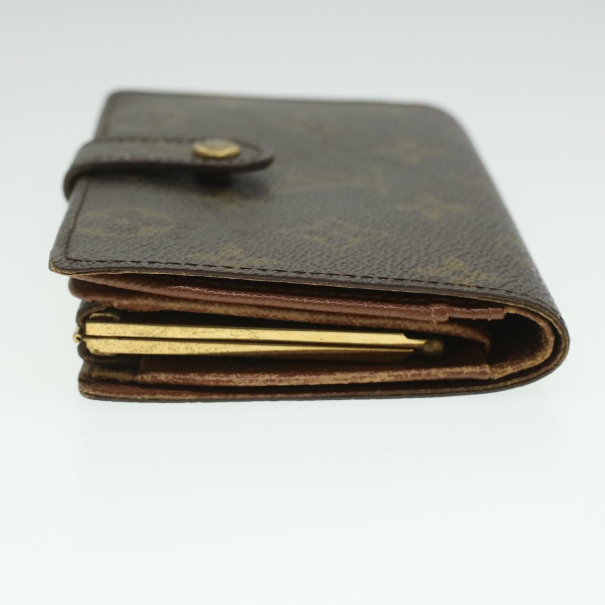 LOUIS VUITTON Monogram Porte MonnaieBillets Viennois Wallet M61663 Auth 37067