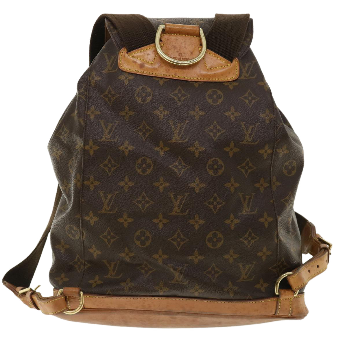 LOUIS VUITTON Monogram Montsouris GM Backpack M51135 LV Auth 37072