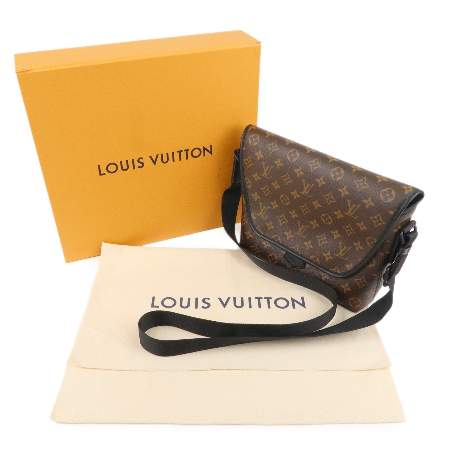 Louis Vuitton Maccasar Magnetic Crossbody Bag Shoulder Bag M45557