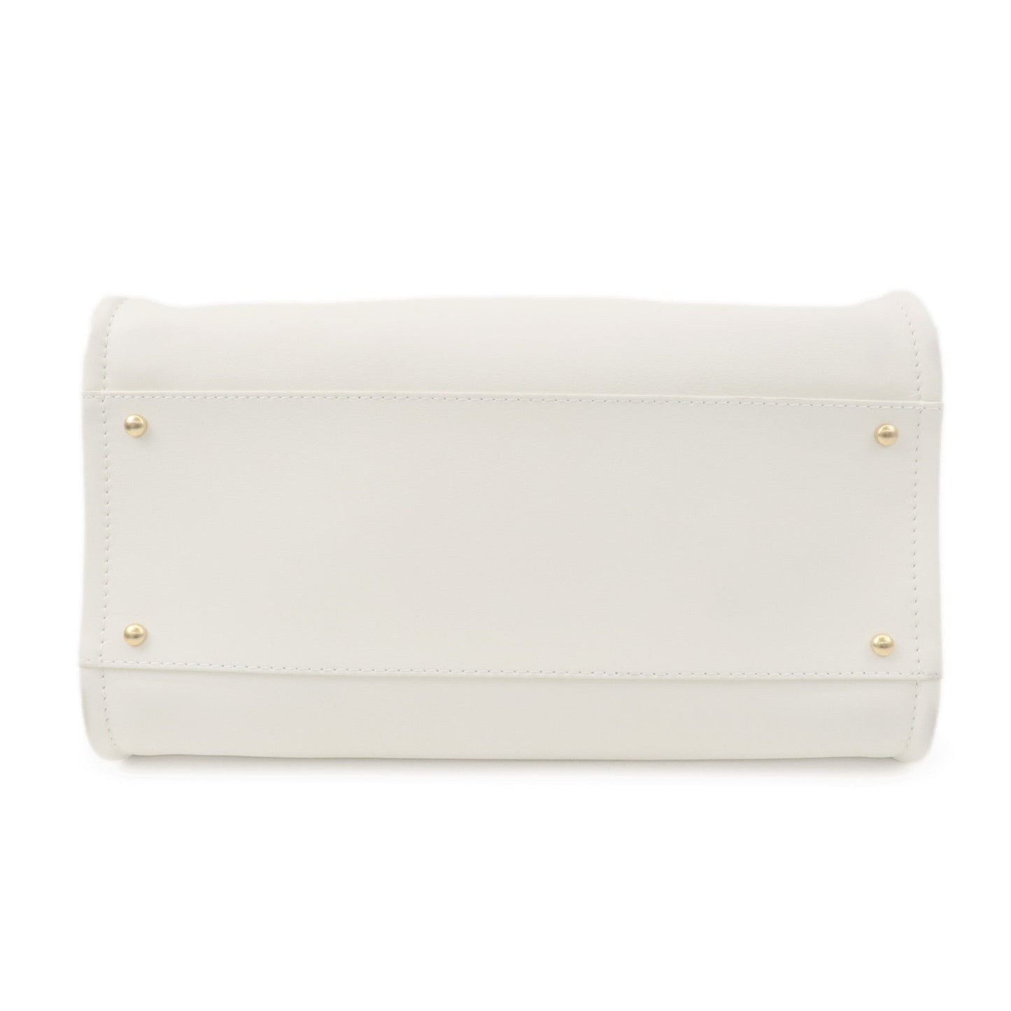 Chanel Deauville Leather WAY Chain Tote Bag GM White A