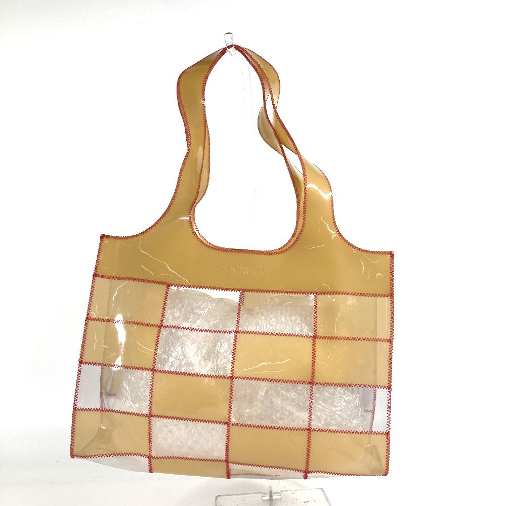 CHANEL Shoulder Bag Plastics beige CC COCO Mark Women Used