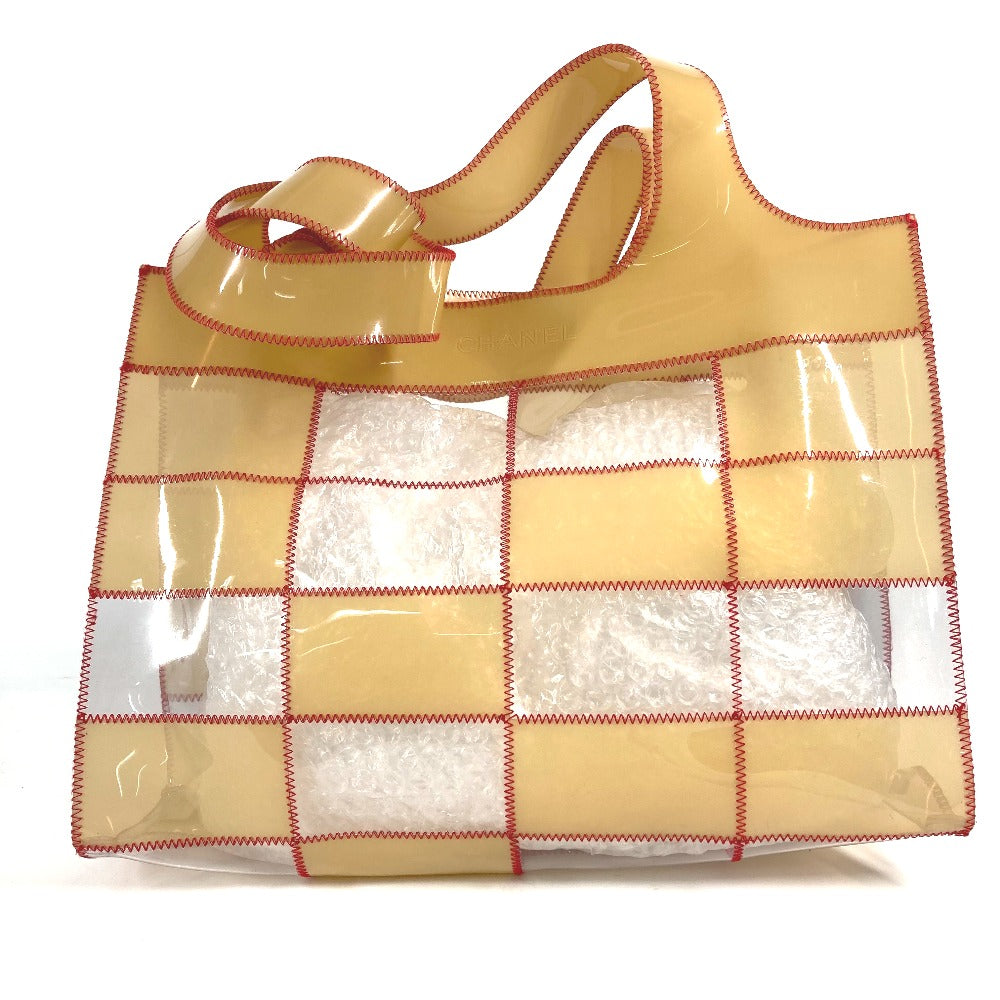 CHANEL Shoulder Bag Plastics beige CC COCO Mark Women Used