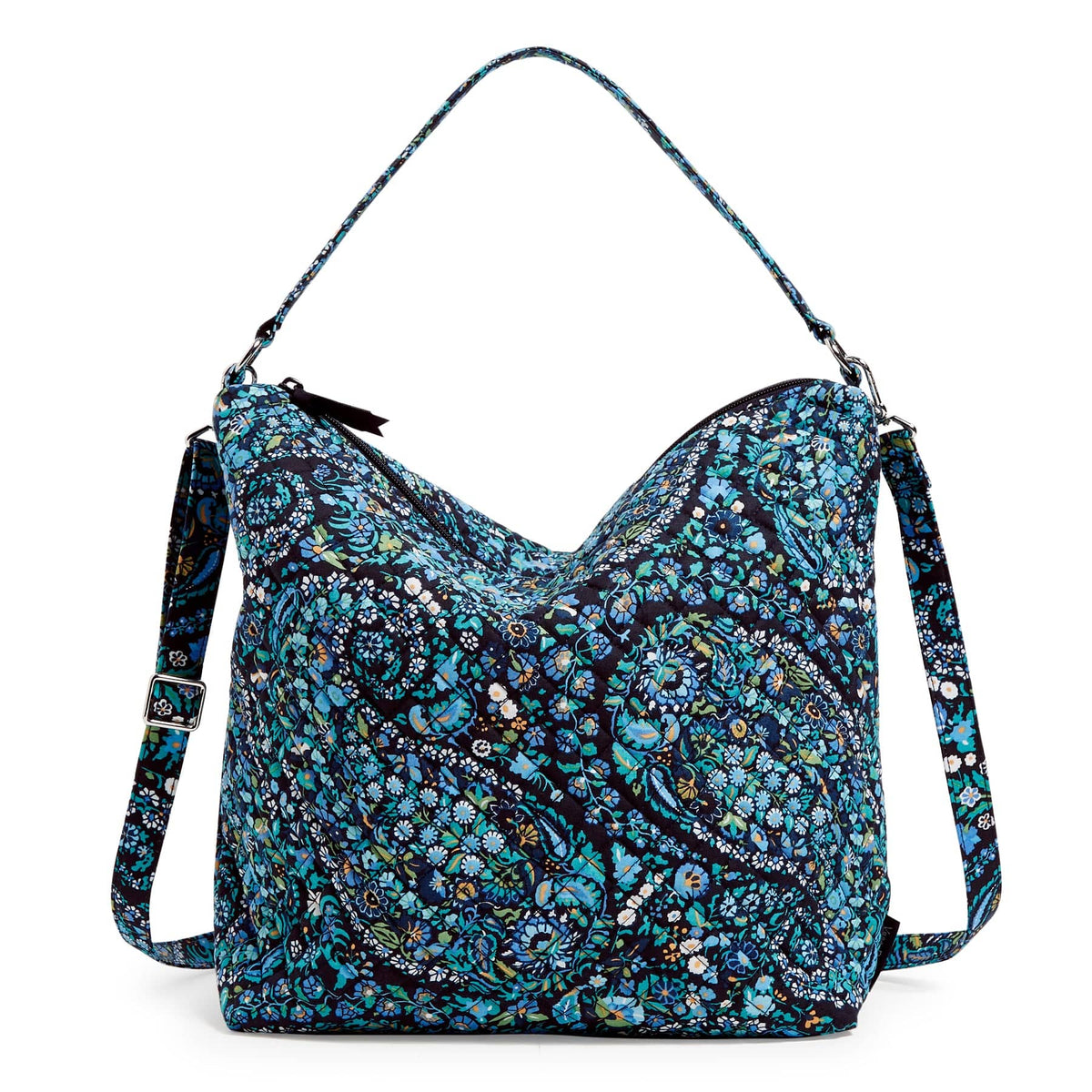 Oversized Hobo Shoulder Bag-Dreamer Paisley-Image 1-Vera Bradley