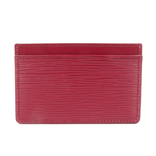 Louis Vuitton Epi Port Carte Sample Card Case Fuchsia M60327