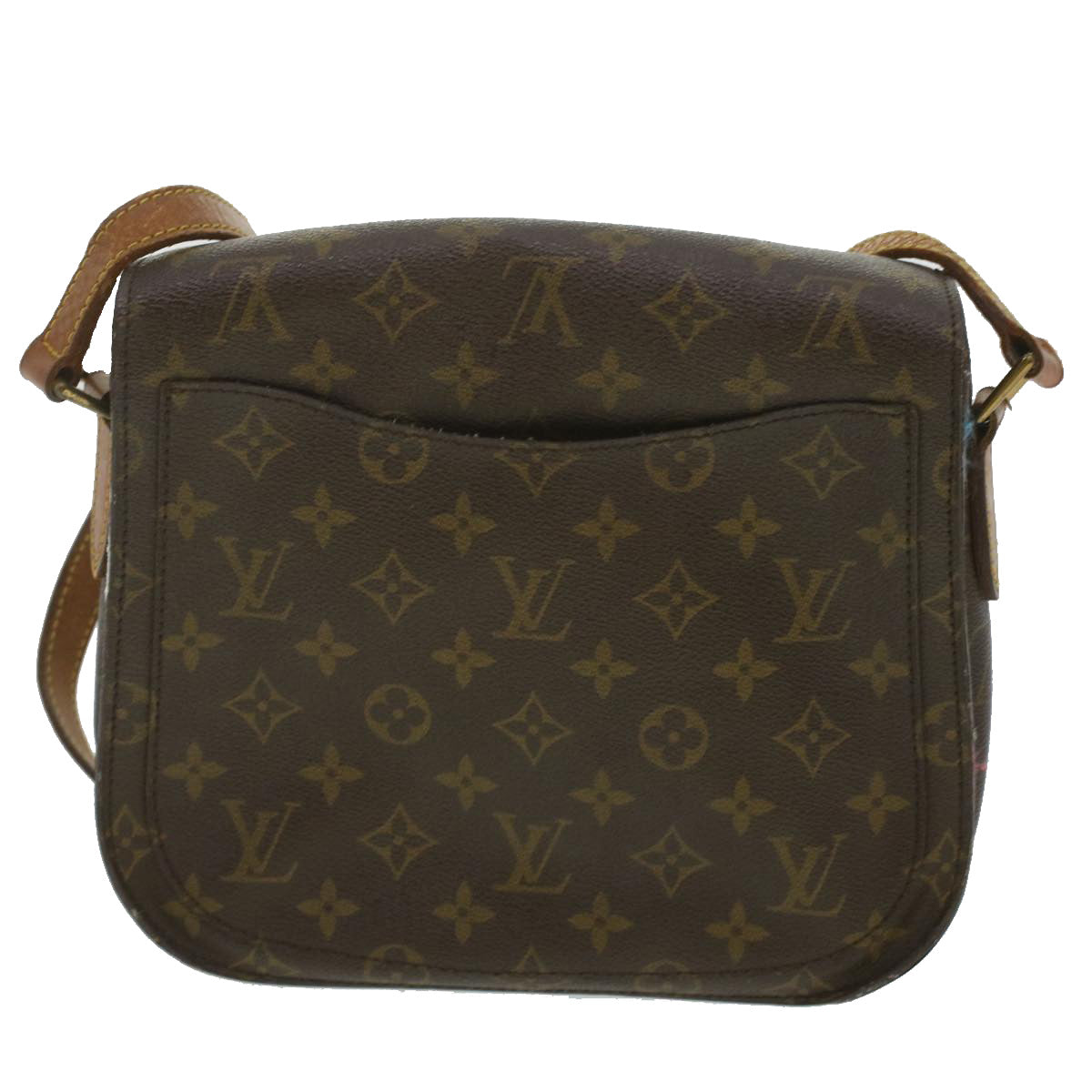LOUIS VUITTON Monogram Saint Cloud GM Shoulder Bag M51242 LV Auth 37264