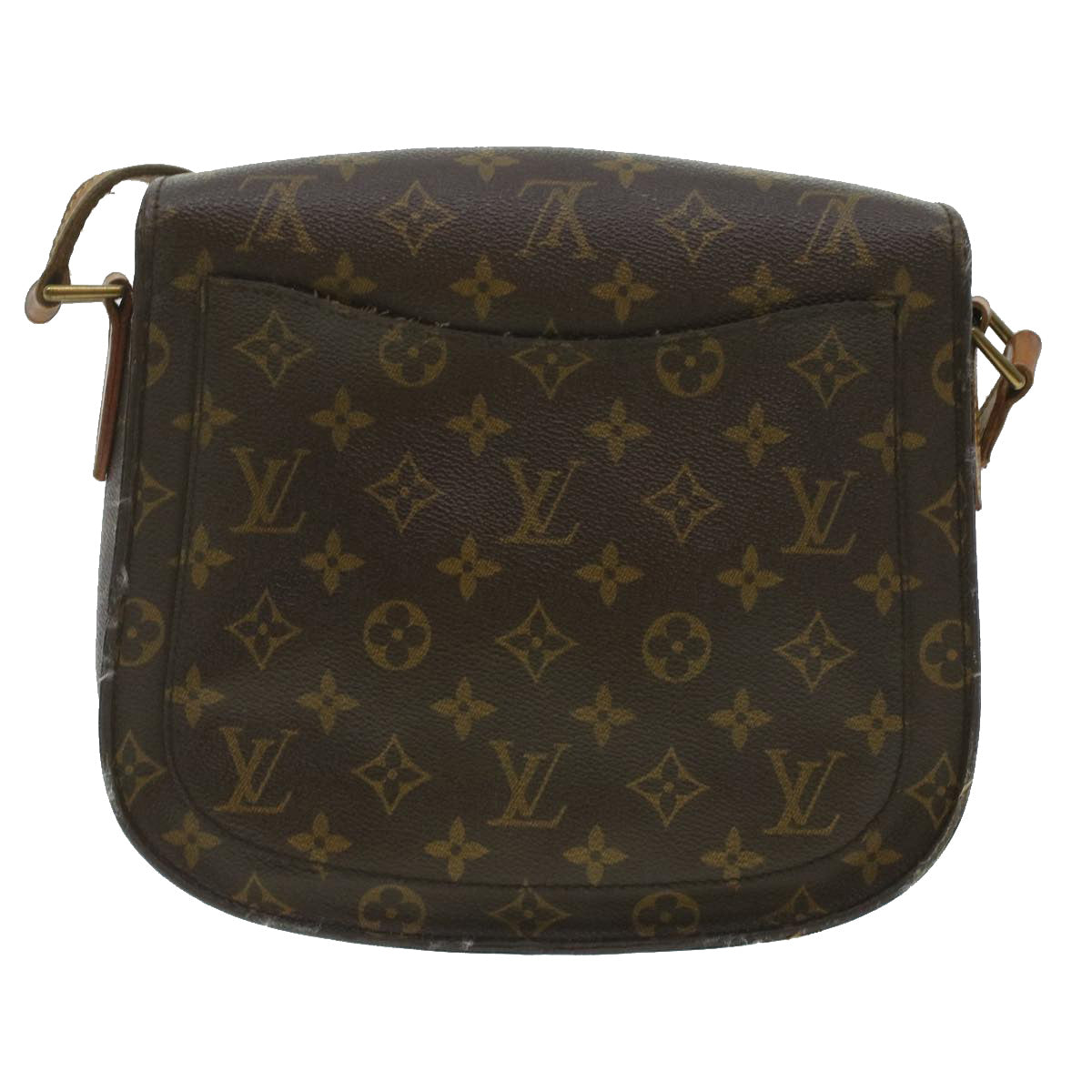 LOUIS VUITTON Monogram Saint Cloud GM Shoulder Bag M51242 LV Auth 37267