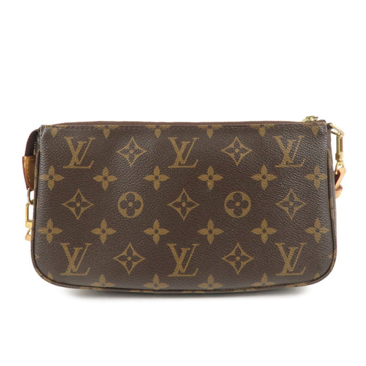 Louis Vuitton Monogram Pochette Accessoires Pouch Brown M40712